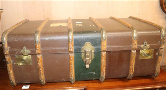 A Cabin trunk, W.92cm